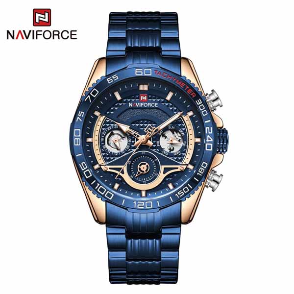 Naviforce 9185 Chronograph Watch - Blue