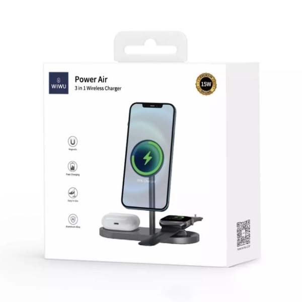 WiWU Power Air X23 Wireless Charger 3 in 1