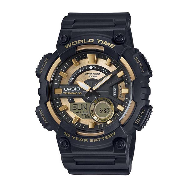 Casio (AEQ-110BW-9AVDF) Youth Combination Analog-Digital Watch AD206