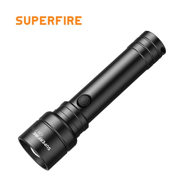 SuperFire C20-T Focus Zoomable Rechargeable Flashlight 1000 Lumen