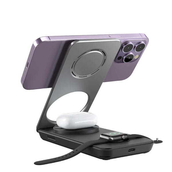 Mcdodo Peace Series 3 in 1 Foldable Magnetic Wireless Charge Station