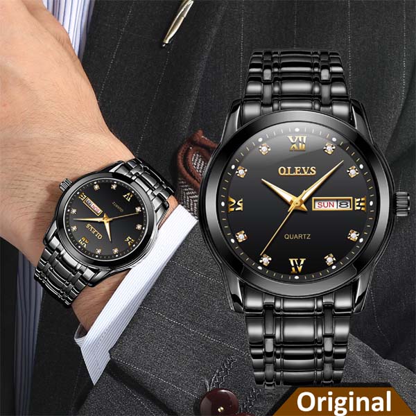 Olevs 8691 Diamond Quartz watch for men
