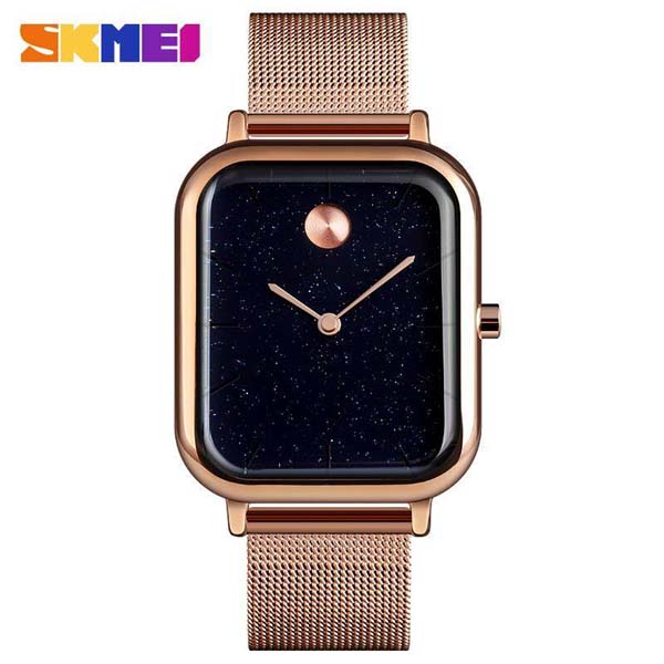 SKMEI 9187 CASUAL QUARTZ LEATHER WATCH FOR MEN