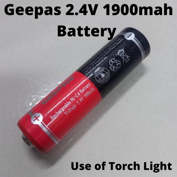 GEEPAS 2.4V 1900mah Rechargeable Ni-Cd Battery 2×4/5SC