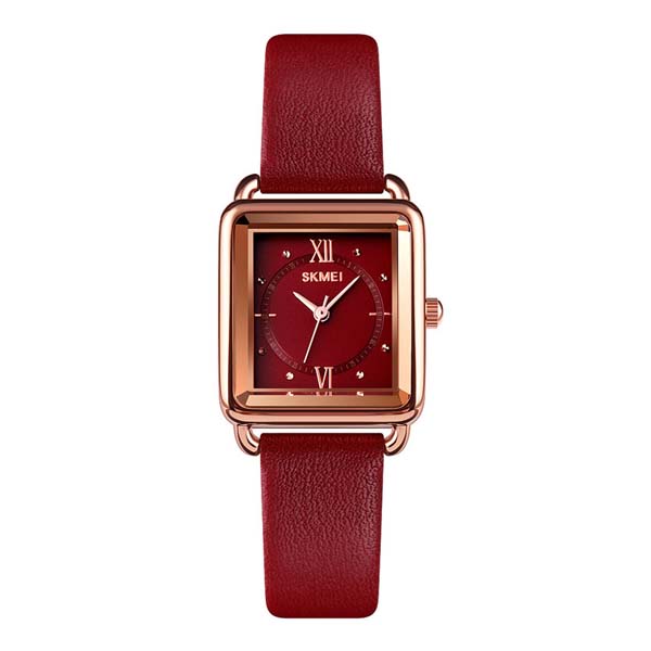 SKMEI 1702 Luxury Watch For Women - Red