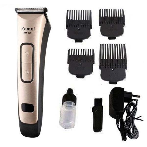 Kemei KM - 236 Portable Electric Hair Clipper and Trimmer