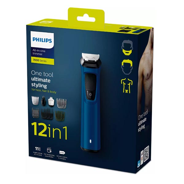 Philips MG7707/15 Multi Grooming Kit 12-in-1 Cordless Grooming Kit for Men