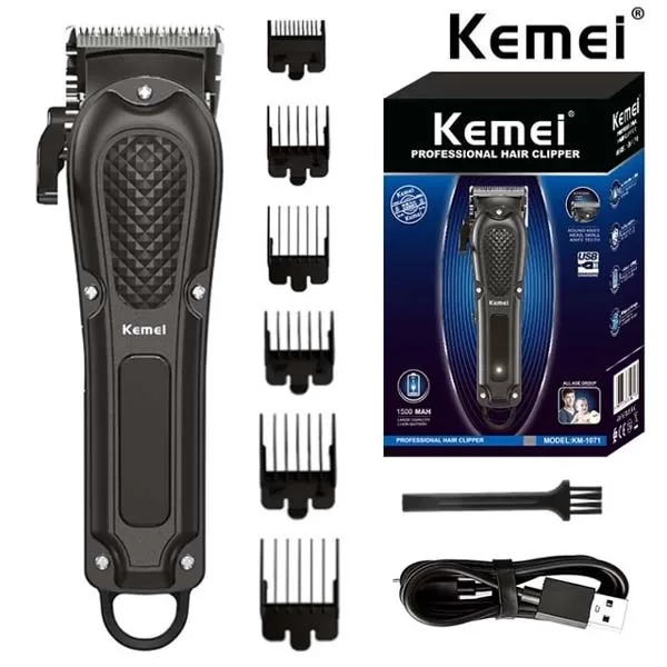 Kemei KM-1071 USB Rechargeable Hair Trimmer
