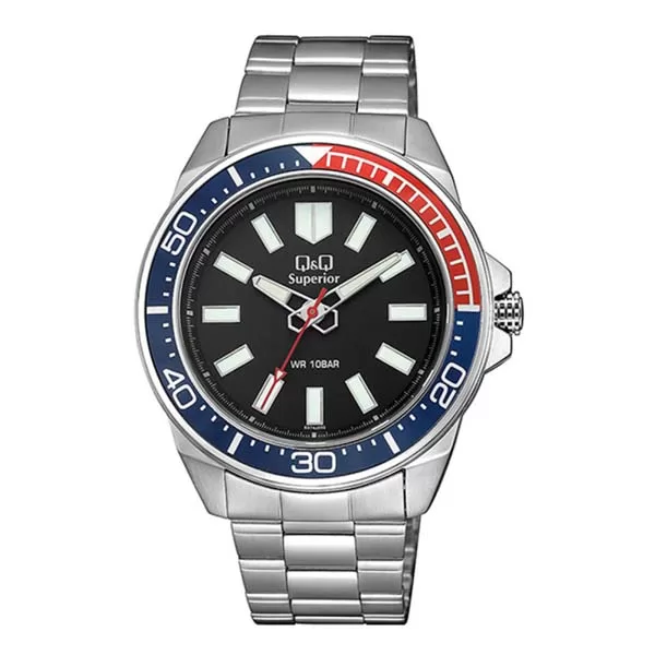 Q&amp;Q S374J202Y Superior Stainless Steel Chain Watch