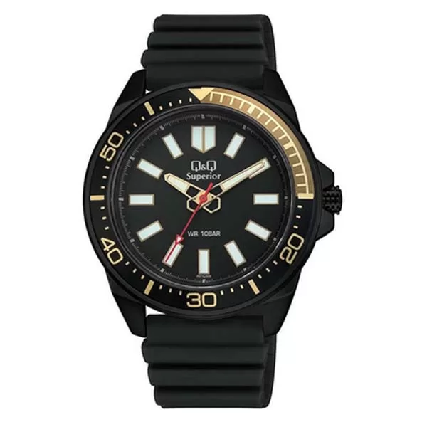 Q&amp;Q S374J502Y Superior Fiber Belt Watch for Men