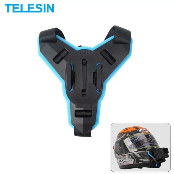 TELESIN GP-HBM-MT6 Motorcycle Helmet Strap Mount Front Chin Mount