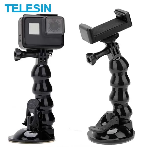 TELESIN GP-SUC-006 Flexible Car Suction Cup Mount