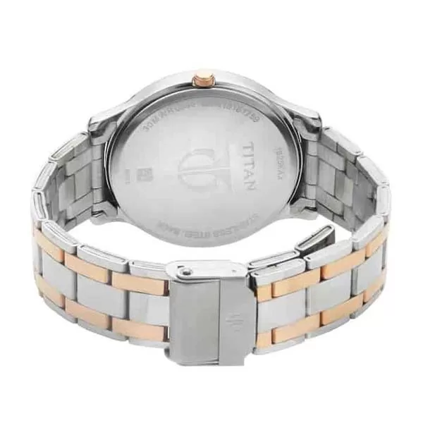 Titan NP1825KM01 Blue Dial Stainless Steel Strap Men's Watch
