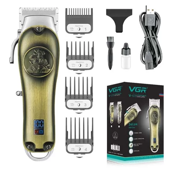 VGR V-658 Salon Series Stainless Steel Blades Trimmer
