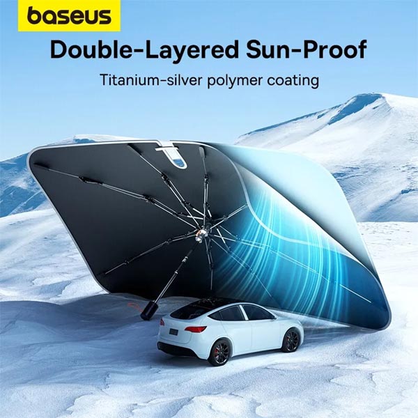Baseus CoolRide Car Windshield Double-Layed Sun Shade Umbrella Pro