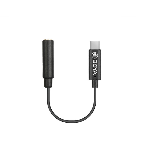 Boya BY-K4 3.5mm TRS Female to Type-C Male Audio Adapter