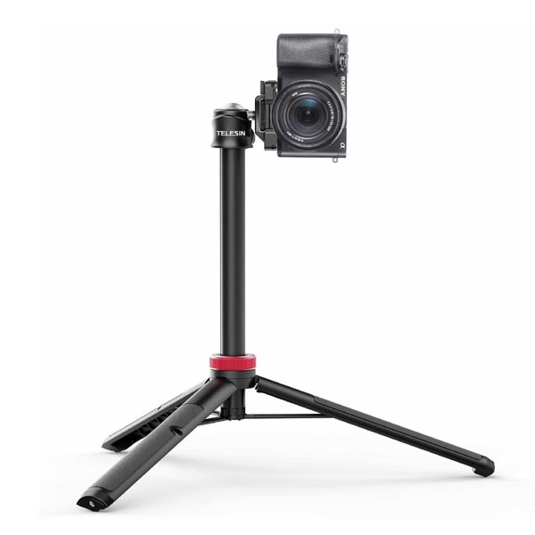 TELFSIN MT-44 Extendable Vlog Tripod