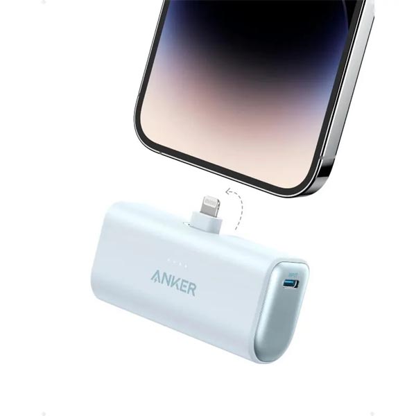 Anker Nano Power Bank (12W Built-In Lightning Connector) A1645