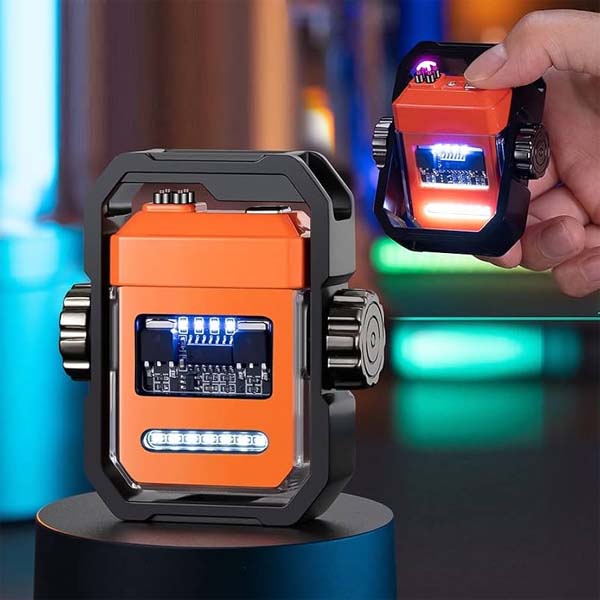 Double Arc Lighter Spinning Electric Lighter