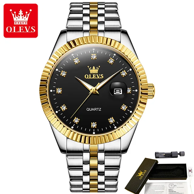 Olevs 5526 - Black-Gold