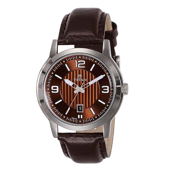 Titan 1730SL03 Neo Analog Brown Dial Men's Watch