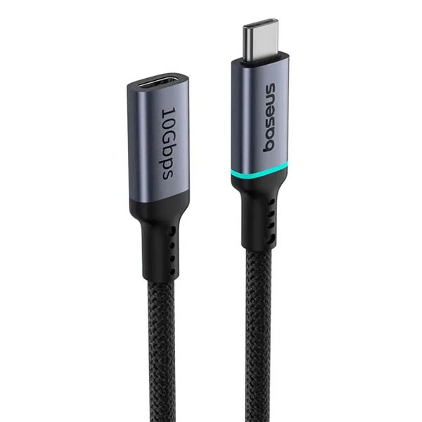 BASEUS High Definition Series 0.5m 10Gbps Type-C Extension Cable 4K 60Hz Clarity Braided Cable