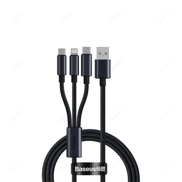 Baseus Minimalist Series USB to M+L+C 3.5A Fast Charging Data Cable