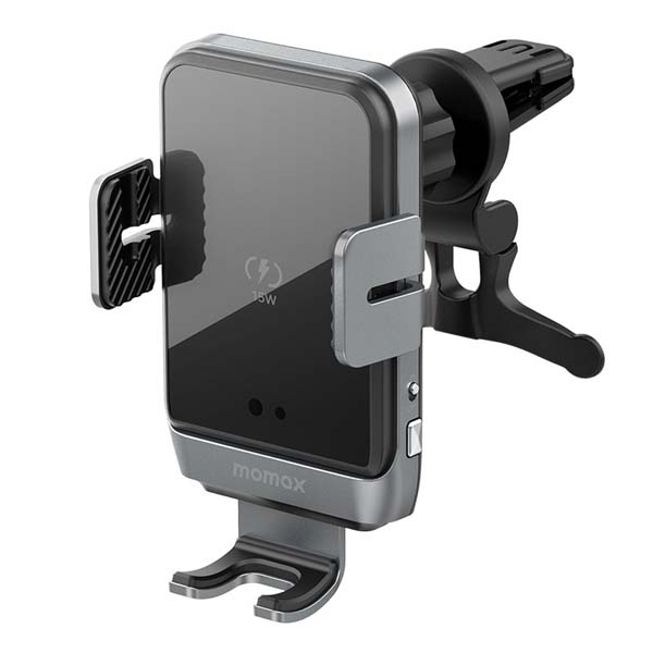 MOMAX CM18D Q.MOUNT SMART5 Infrared Induction Rotating Wireless Charging Car Holder