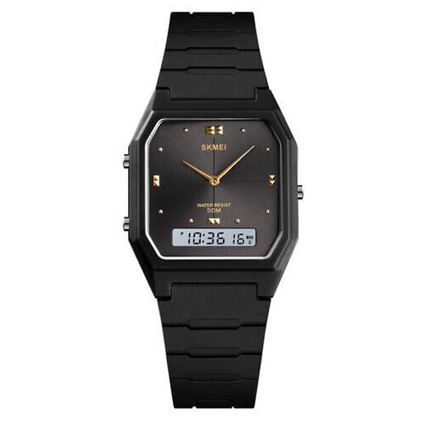 SKMEI 1604 Square Analog Digital Watch