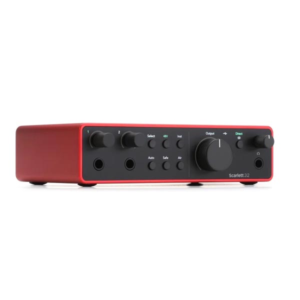 Focusrite Scarlett 2i2 4th Gen USB Audio Interface