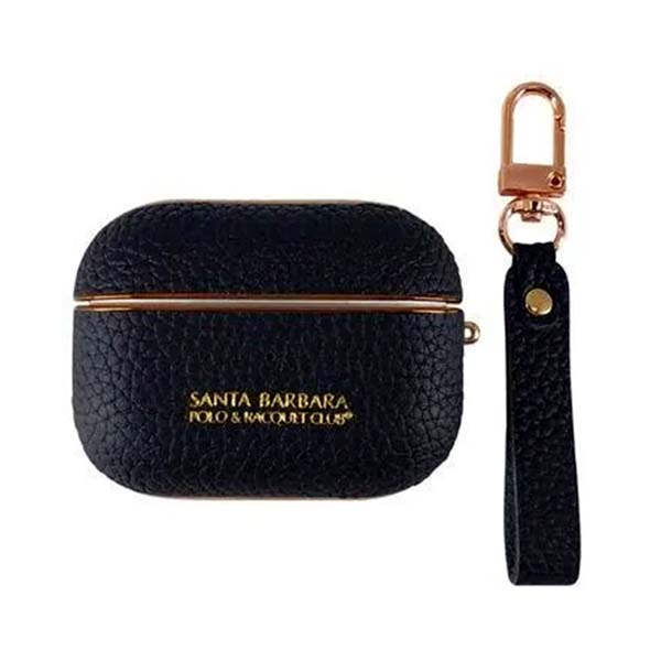 Santa Barbara Airpods Pro Genuine Leather Protective Case