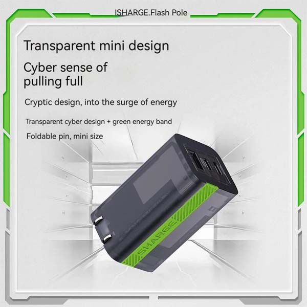 Sharge/Shargeek 65W gallium nitride type-c charger PD multi-port fast charge laptop 65W charging head 2C1A