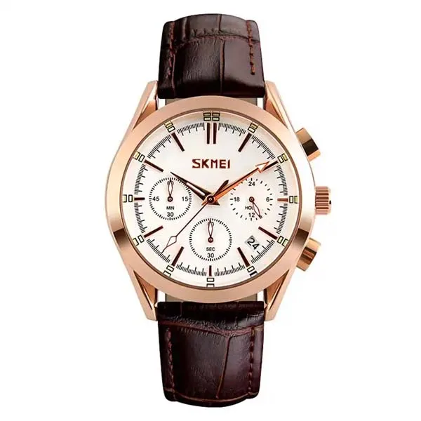 SKMEI 9127 Men's Watch - White