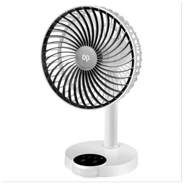 DP 7626 rechargeable fan With LED Night