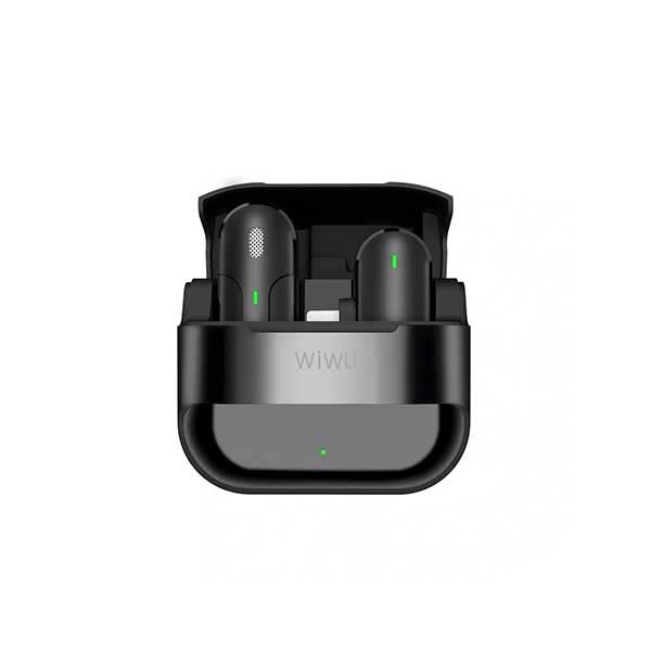WiWU WM001 Wireless single Microphone for phone Portable with ANC and Mute function Type-C &amp; iPhone