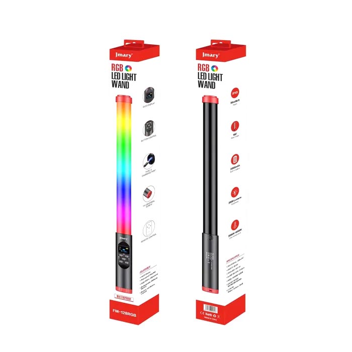 Jmary FM-128 RGB Waterproof Handheld RGB LED Video Light