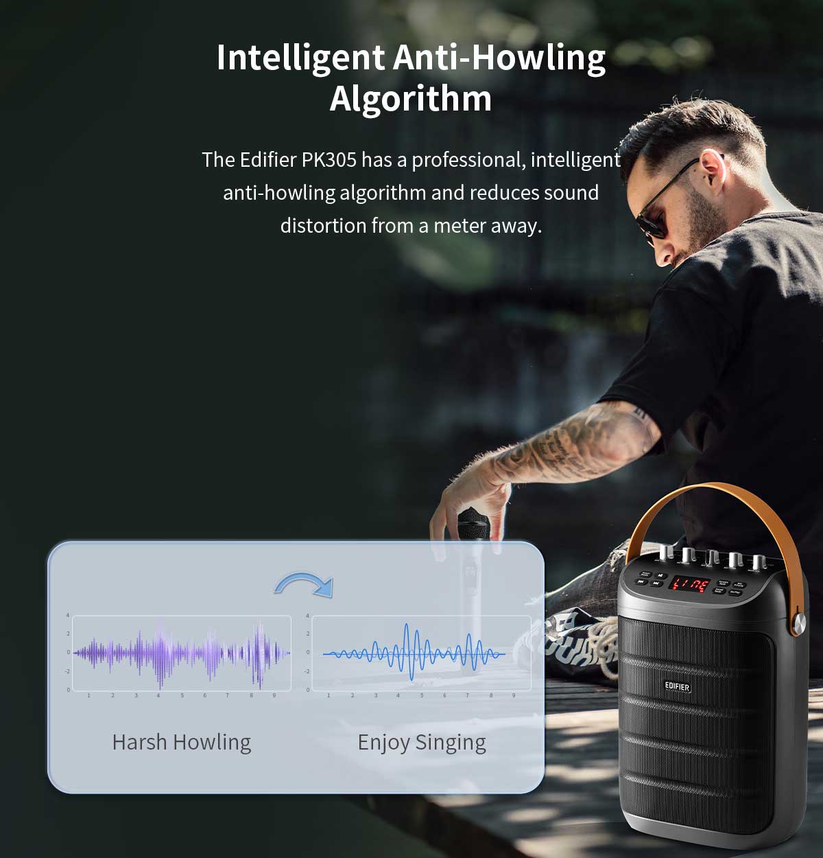 Edifier PK305 Portable Multimedia Bluetooth Speaker