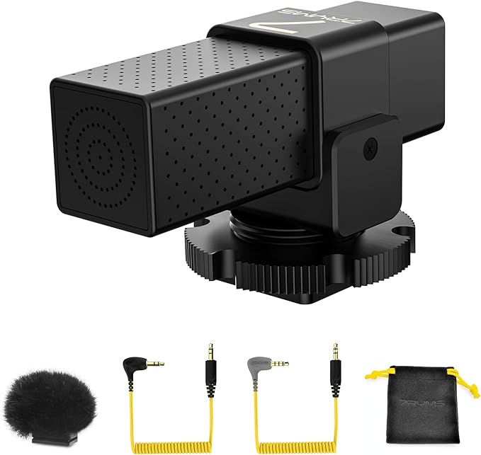 7RYMS MinBo Mini Compact Cardioid Condenser On-Camera Microphone