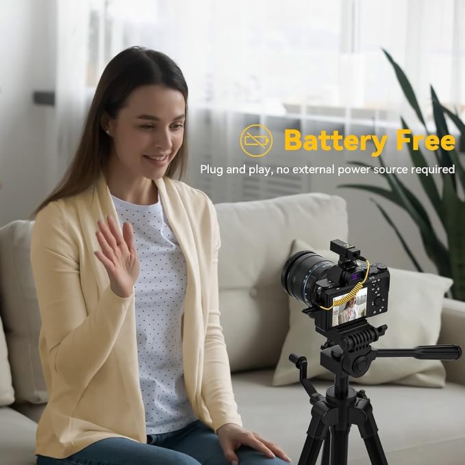 7RYMS MinBo Mini Compact Cardioid Condenser On-Camera Microphone