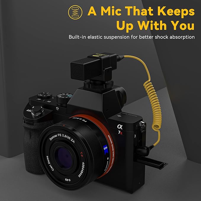7RYMS MinBo Mini Compact Cardioid Condenser On-Camera Microphone