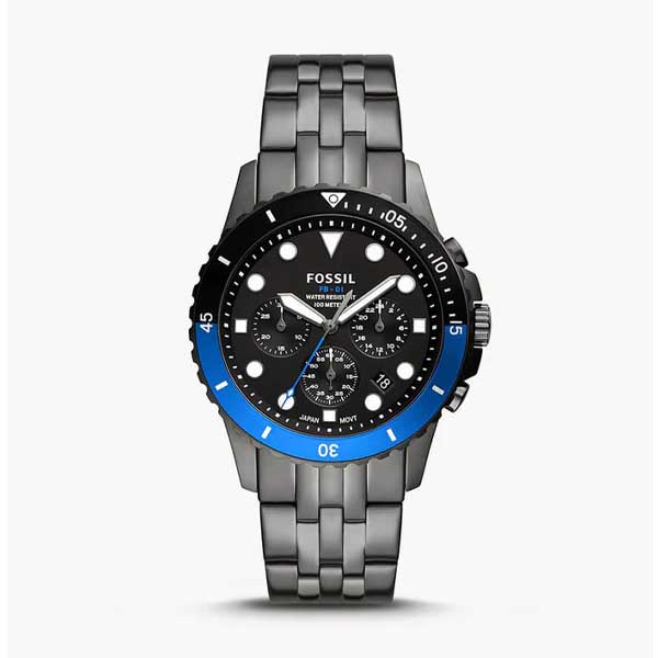 Fossil FS5835 Stainless Steel Dive-Inspired Casual Quartz Chronograph Men's Watch