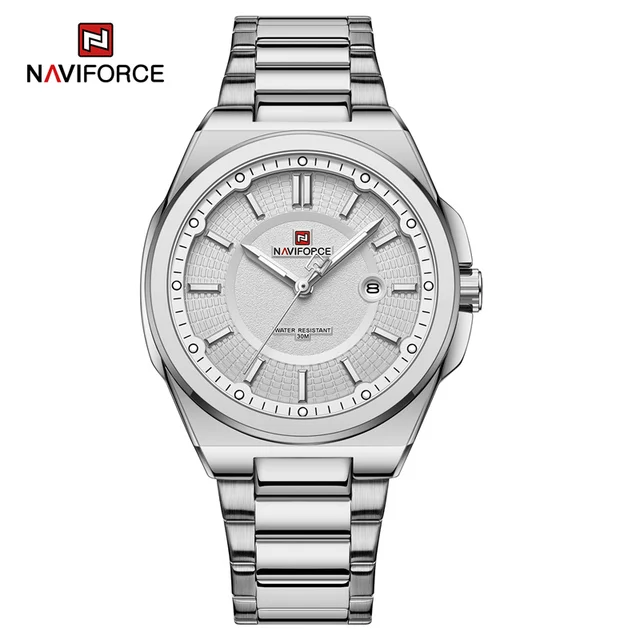 Naviforce 9212 - Silver White
