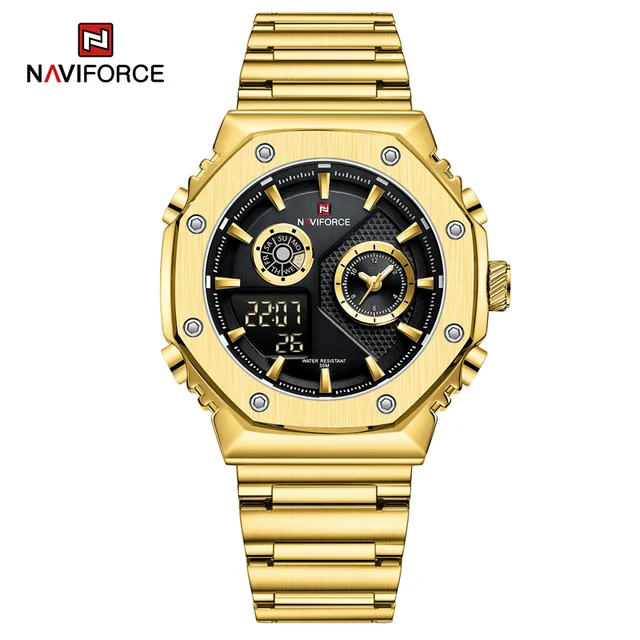 Naviforce 9216 S - Golden Black