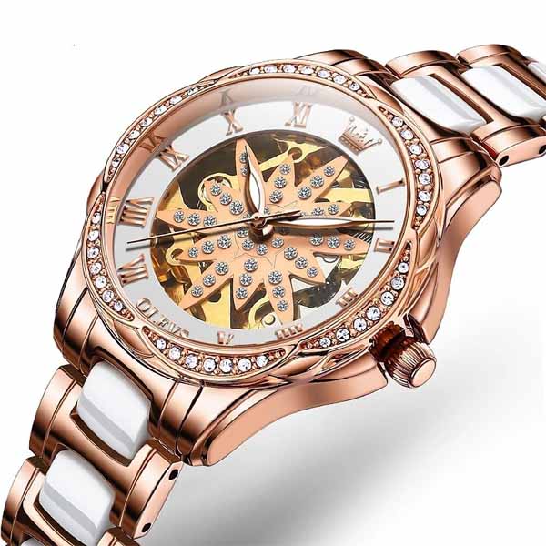 OLEVS 6681 Luxury Womens Diamond Watch