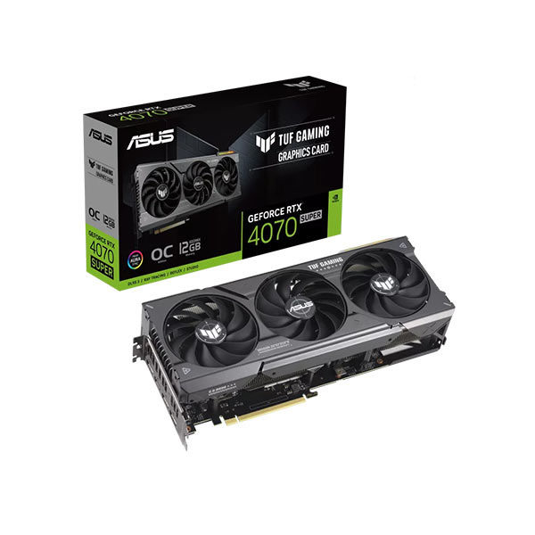 ASUS TUF Gaming GeForce RTX 4070 SUPER 12GB GDDR6X OC Edition Graphics Card