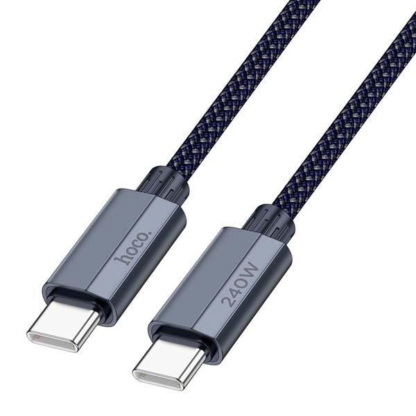 Hoco U134 240W 5A PD Charging Data Cable – 1.8m