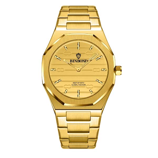 BINBOND 818 Stainless Steel Quartz Fashion Watch