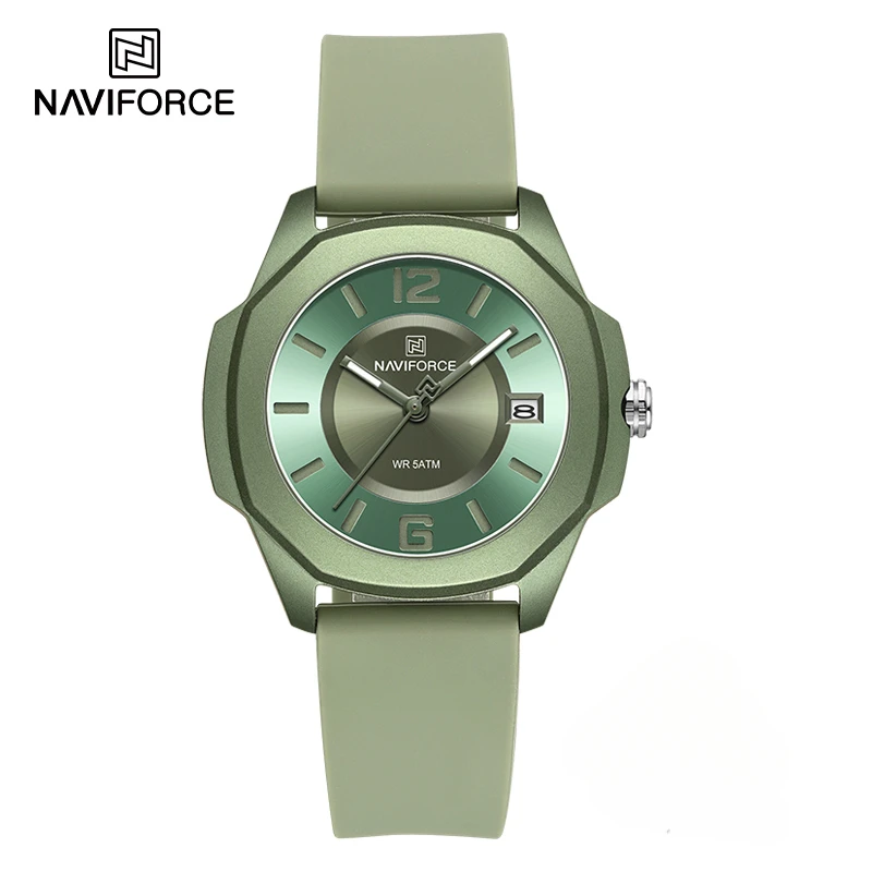 Naviforce 7107 Women Watch - Green