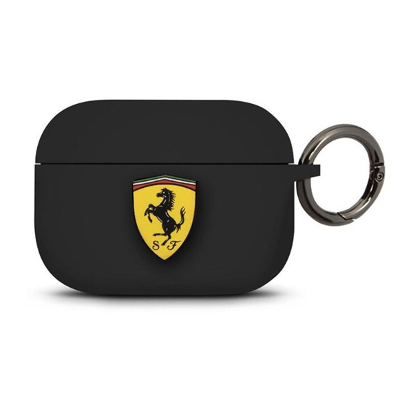Scuderia Ferrari Silicone Case Cover With Ring for AirPods 3