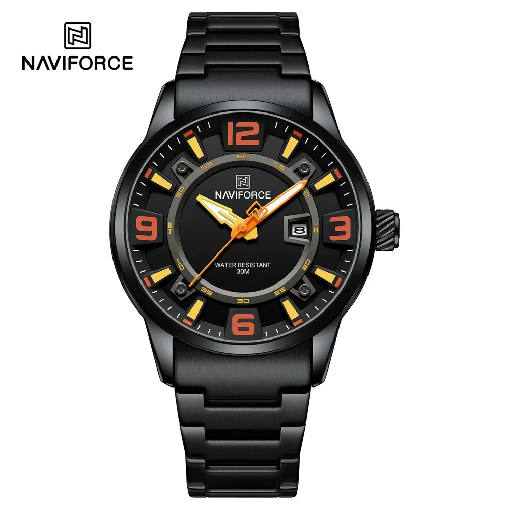 Naviforce 8044 - Black Orange